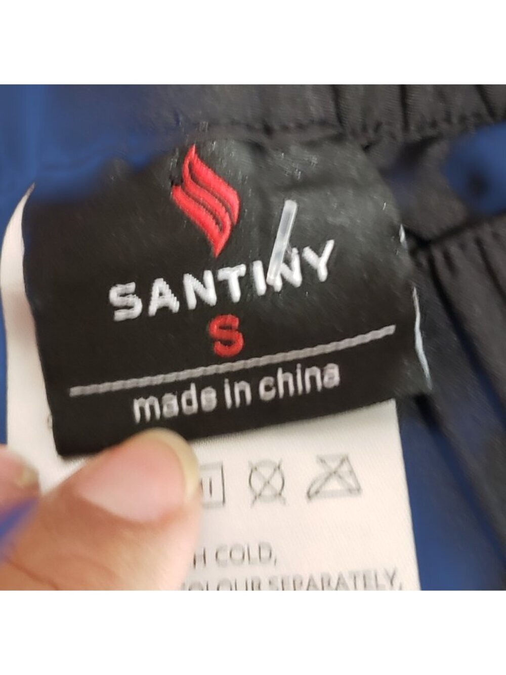 Santiny Womens Cropped Cargo Pants W/Elastic Waist & Adjustable Hem Black Small - Picture 4 of 15